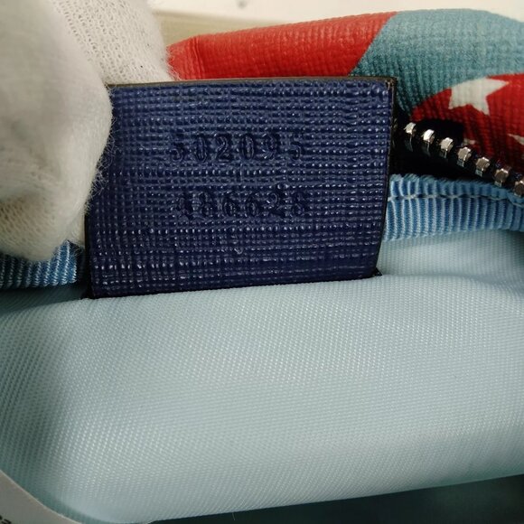 316510BH (X6) Gucci Waist Bag Blue PVC - Picture 8 of 9